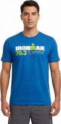 Ironman 70.3 Luxemburg Royal Blauw Heren Kort Mouw T-Shirt