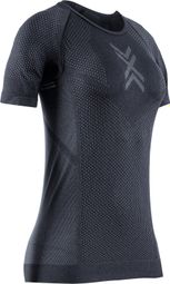 X-Bionic XCeed Run Jersey met korte mouwen Zwart/Grijs Dames