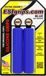 Paar ESI Extra Chunky 34mm Blue Grips