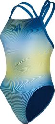 Maillot de Bain Femme 1 Pièce Aquasphere Essential Open Back Bleu