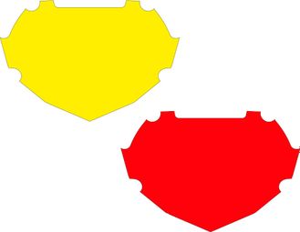 Fond de plaque Ytwo Box Jaune Mini