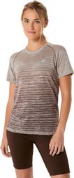 Maillot manches courtes Asics Seamless Marron Femme