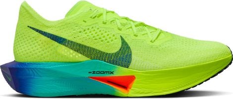 Chaussures Running Nike Vaporfly 3 Jaune/Bleu Homme - Produit Reconditionné