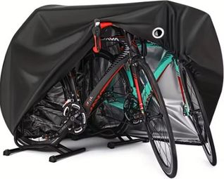 Housse de protection vélo extérieure 2 à 3 vélos – Imperméable  Anti-UV  Anti-poussière – Protection vélo contre pluie  soleil  vent – Avec trou antivol