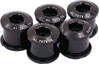 Pride Tornillos/Tuercas Plato Vortex Aluminio 8,5 mm Negro