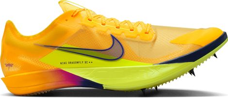 Nike Dragonfly XC 2 Leichtathletikschuhe Gelb/Lila Unisex