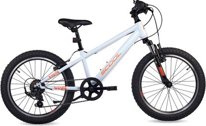 S’COOL Xroc  vélo enfant  6 vitesses  Gris/Orange néon