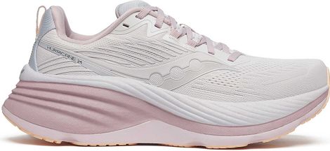 Saucony Hurricane 24 Laufschuhe Weiß/Pink Damen