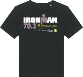 Camiseta negra de manga corta Ironman 70.3 Kraichgau para mujer