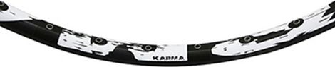 Jante vtt 27.5  karma disc 21c noir 32t. double paroi avec oeillets profil 17mm