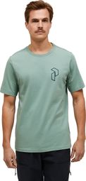 Peak Performance Original Graphic T-shirt voor heren, groen