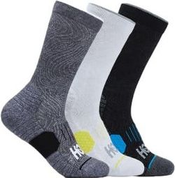 3 paar Hoka Multicolour Halfhoge Sokken Unisex
