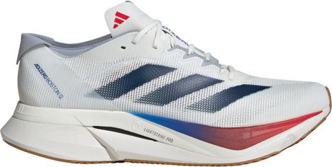 adidas adizero Boston 12 Schuhe Weiß Blau Herren