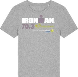 Camiseta gris de manga corta Ironman 70.3 Kraichgau para mujer