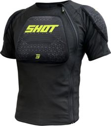 Shot Airlight Schutzweste für Erwachsene, kurzärmelig, schwarz