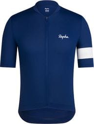 Maillot manches courtes Rapha Core Lightweight Jersey Bleu/Blanc Homme