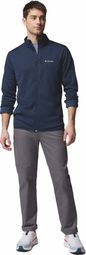 Veste Polaire Columbia Essential Hike Grid Bleu Foncé — vue 3