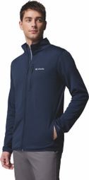 Veste Polaire Columbia Essential Hike Grid Bleu Foncé — vue 4