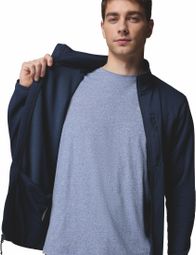Veste Polaire Columbia Essential Hike Grid Bleu Foncé — vue 6