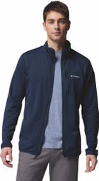 Veste Polaire Columbia Essential Hike Grid Bleu Foncé — vue 7