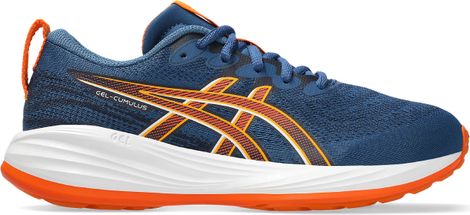 Chaussures Running Asics Gel-Cumulus 27 GS Bleu/Orange Enfant