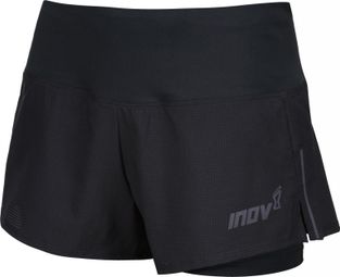 Pantalones cortos para mujer Inov-8 Trailfly Ultra 2 en 1 Negro