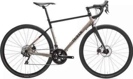 Gravel Bike TRIBAN RC 520 Shimano 105 11V Noir Gris