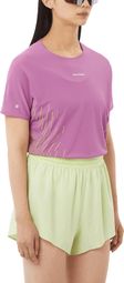 Salomon Sense Aero Graphic Kurzarm-Shirt für Damen, rosa
