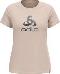 Technisches Damen-T-Shirt Odlo Ride 365 Performance Wool 130 Beige