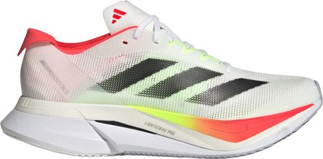 Chaussures adidas adizero Boston 12 Blanc Noir Rouge Femme