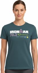 Dames Ironman 70.3 Kraichgau Turquoise Blauw Korte Mouw T-Shirt