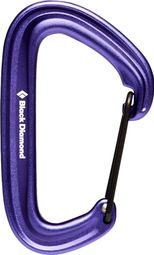 Black Diamond Litewire Carabiner Purple