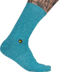 Burgtec Every Day Crew Toxic Temp Teal / Blue Socks