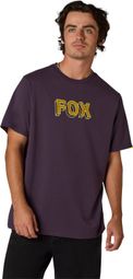 Fox T-shirt met print 195 Original, paars, heren