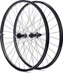 Paire de roues Progress GV:01 Nexo 29  Noir | Boost 15x110/12x148 mm | 6 Trous | Sram XD