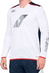 Donkerblauw / Wit 100% R-Core X Limited Edition Long Sleeve Jersey