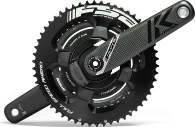 パーツ FSA K-Force Team Powerbox Direct Mount FSA Powerbox K-Force Team Edition 50/34-Tooth 12V Black Crankset