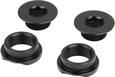 Ikon Fork Adapters 10/20 mm Black