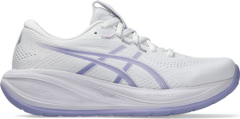 Asics Gel-Cumulus 28 Running Shoes, White/Purple, Women's