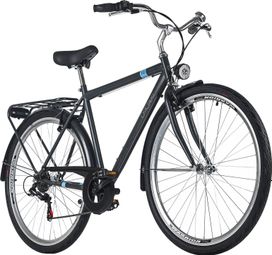 VTC Homme 28'' Ravenna 6 Noir V-Brakes 6 Viteeses TC 53 cm DaCapo