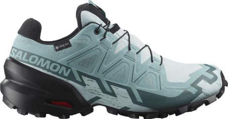 Salomon Speedcross 6 GTX Trail Running Shoes, Blue/Black, Women's