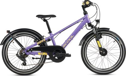 S’COOL troX pro  vélo enfant  7 vitesses  Violet/Jaune