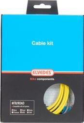 Câbles de Transmission Elvedes Basic Cable Kit Jaune