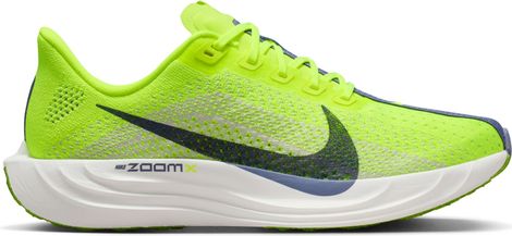Nike Pegasus Plus hardloopschoenen geel/blauw dames