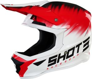 Casco integrale Shot Furious Versus Kids Rosso / Bianco