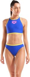 Arena Y-Line zwempak blauw/geel dames