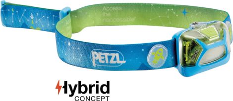 Lampada frontale blu Petzl Tikkid 20 lumen per bambini di età superiore ai 3 anni