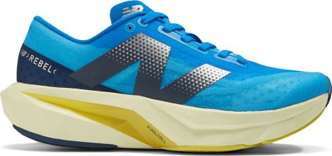 Chaussures de Running New Balance FuelCell Rebel v4 Bleu Jaune Femme