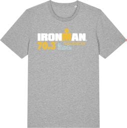 Ironman 70.3 Valencia French Grau Kurzarm T-Shirt