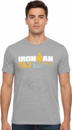 Ironman 70.3 Valencia Frans Grijs Korte Mouw T-Shirt